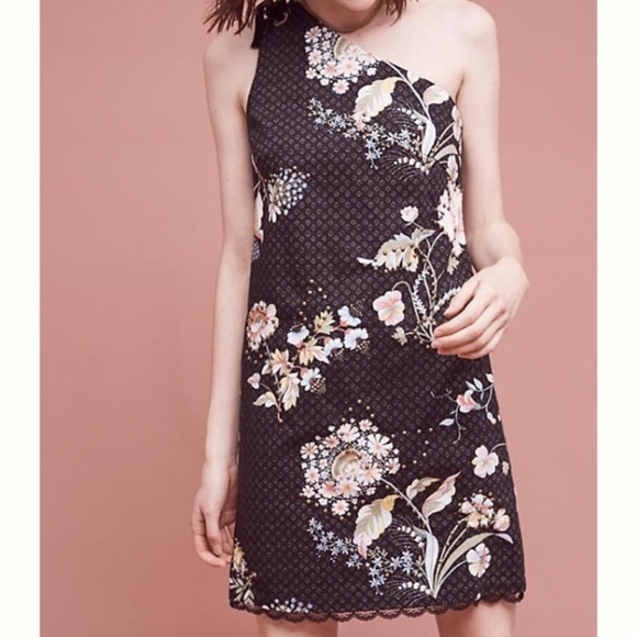 Anthropologie Dresses & Skirts - Anthro one shoulder Ashbury dress NWT